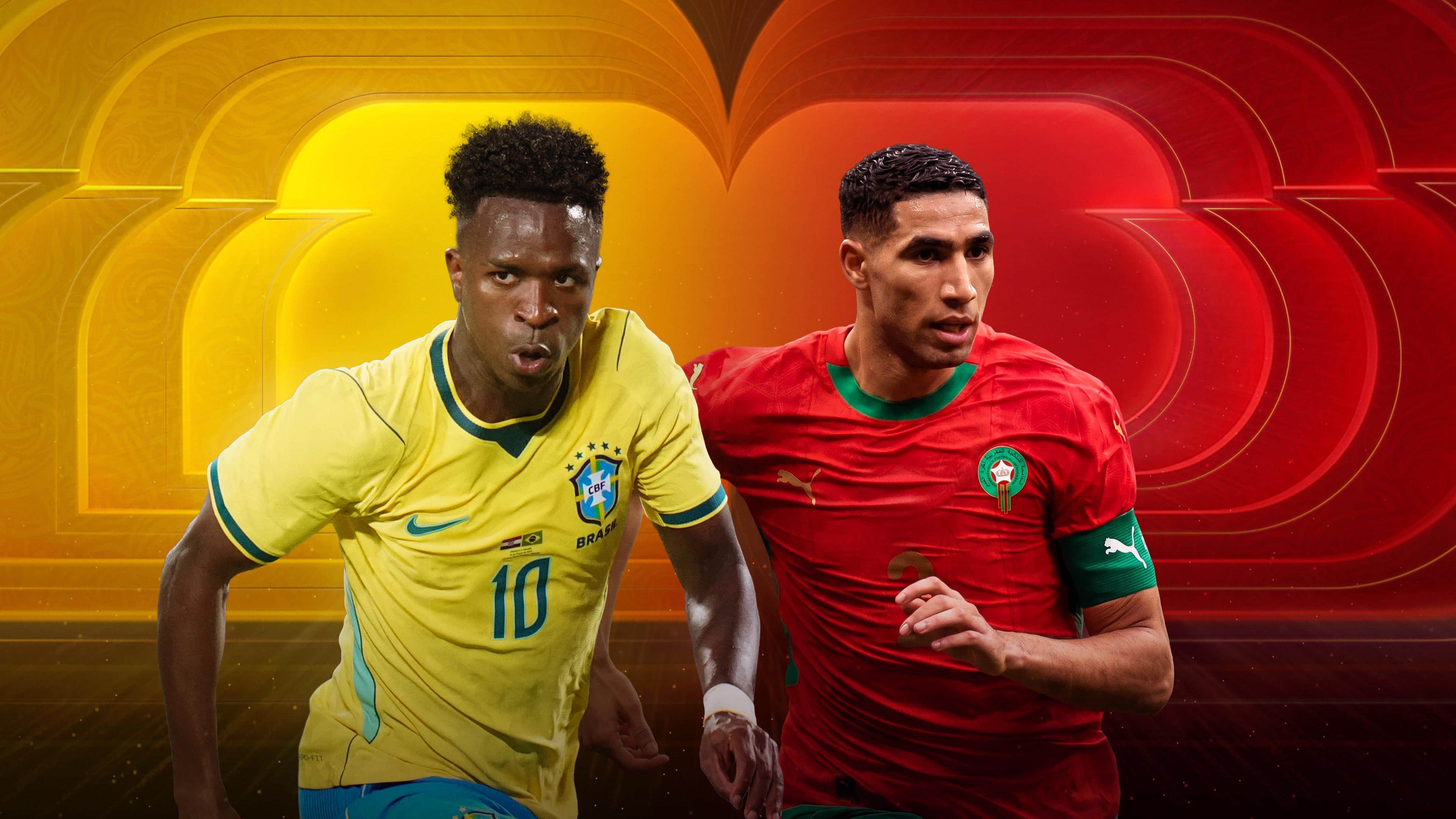 Watch Brazil vs Morocco Highlights on FOX One