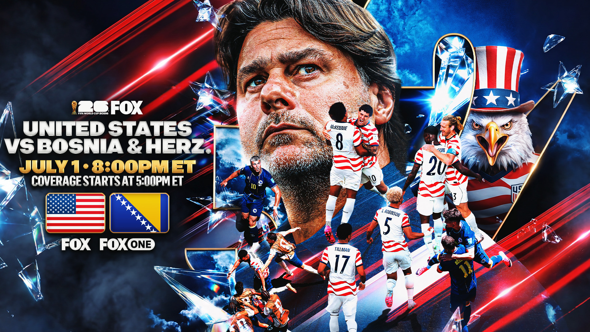 FOX Sports article thumbnail for USA vs. Bosnia And Herzegovina Confirmed For The Round of 32: Here